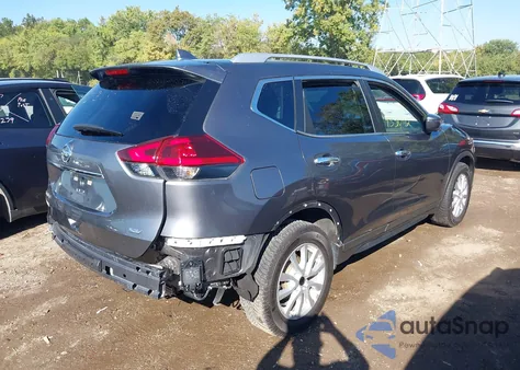 2019 Nissan Rogue Sv z USA, uszkodzony, nr VIN KNMAT2MT6KP533475